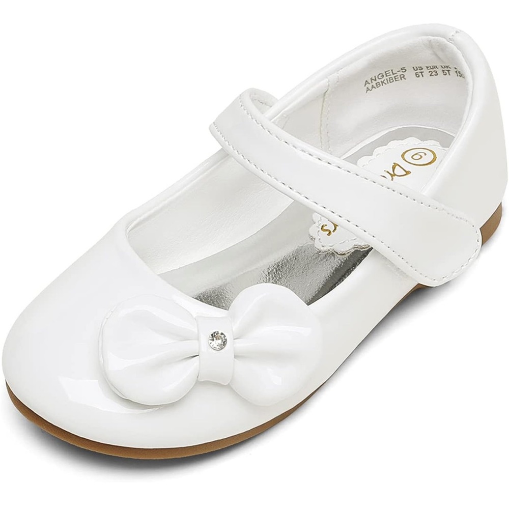 NWOT White Patent Leather Mary Jane Dress Flats- Baby size 6
